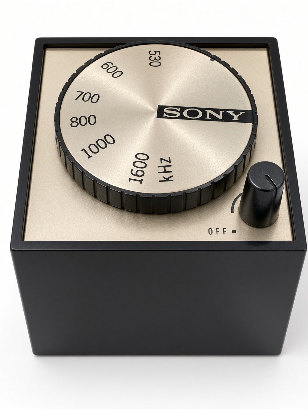 Vintage SONY AM Cube Radio 60's TR-1819 6 Transistor Retro Collectible Portable